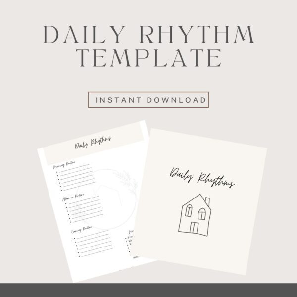 Daily Rhythms Template